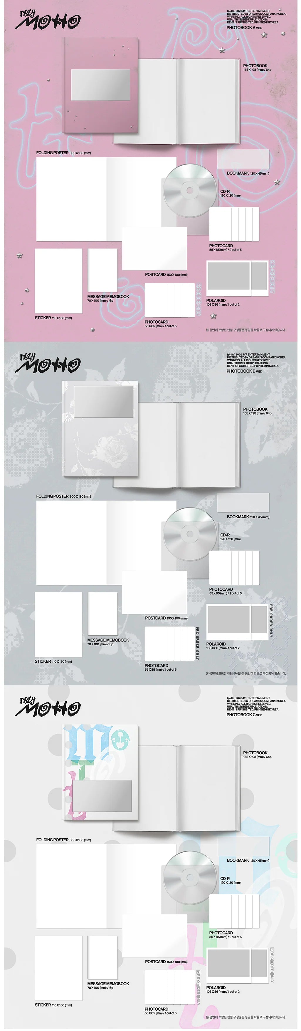 PRE-ORDER - ITZY - MOTTO PHOTOBOOK Ver. RANDOM with Musicplant Gift