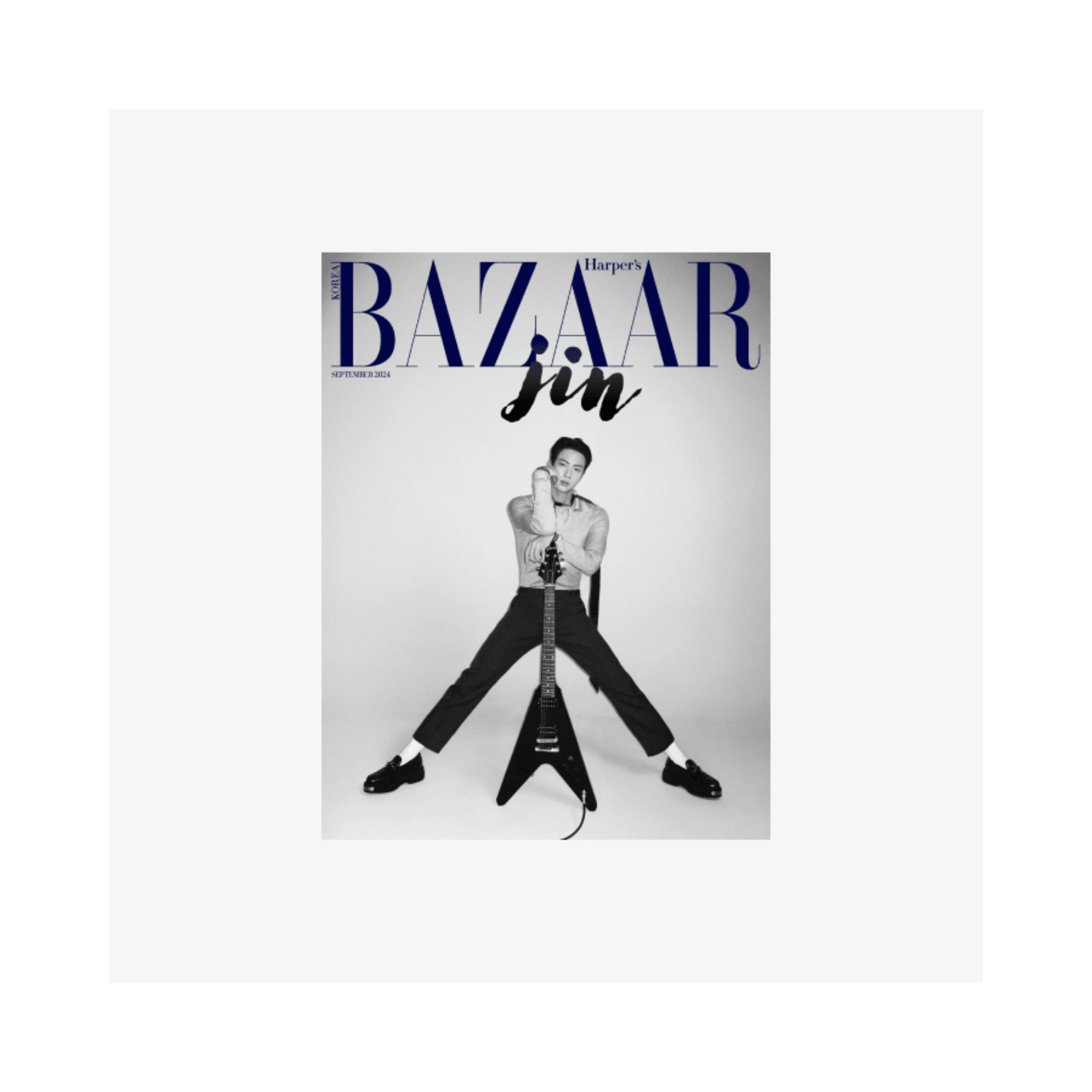 BTS (방탄소년단) - JIN Harper's BAZAAR Magazine SEPTEMBER 2024
