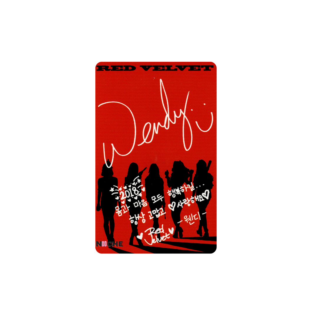 RED VELVET (레드벨벳) - WENDY The Perfect Red Velvet Photocard