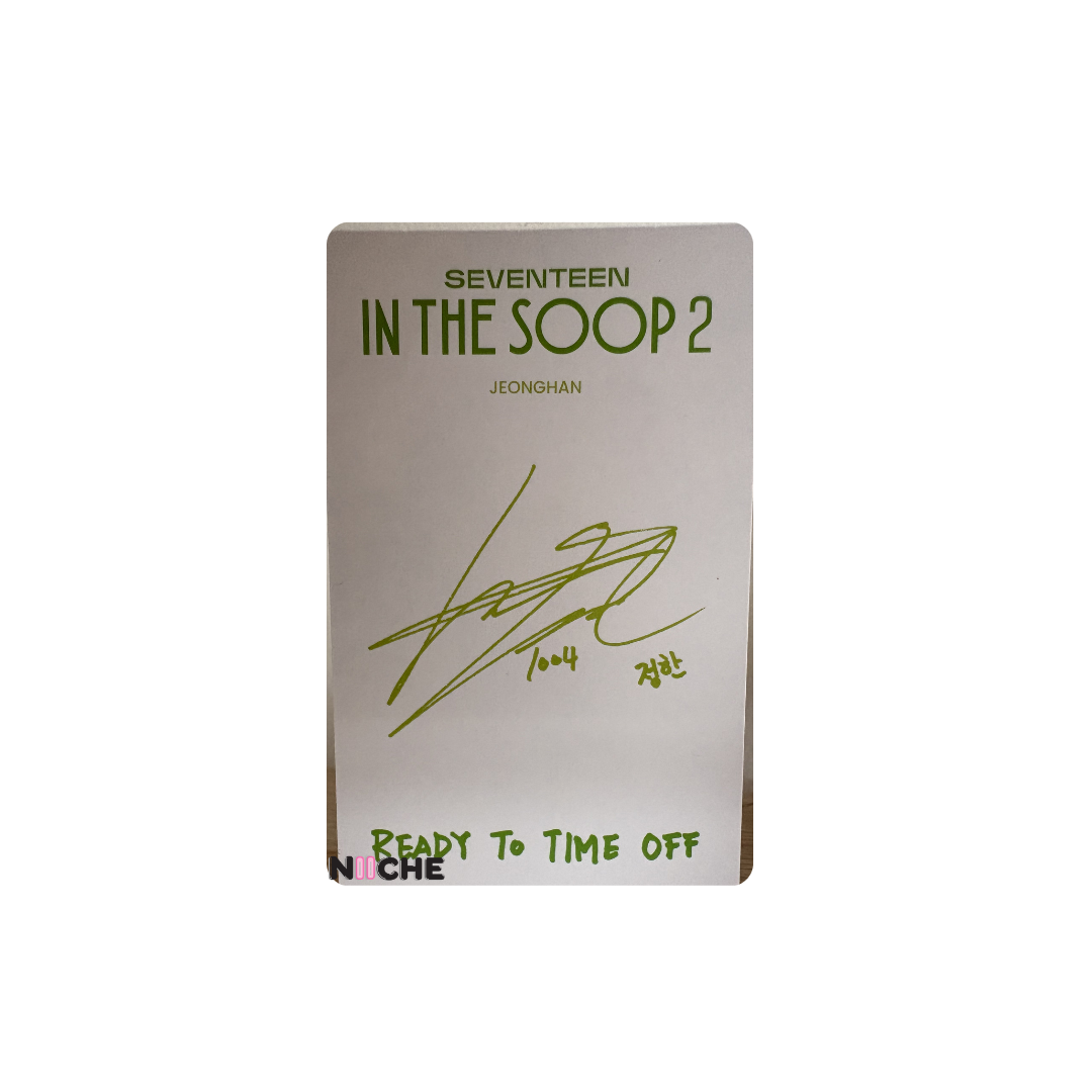 Seventeen (세븐틴) - JEONGHAN In The Soop 2 Photocard