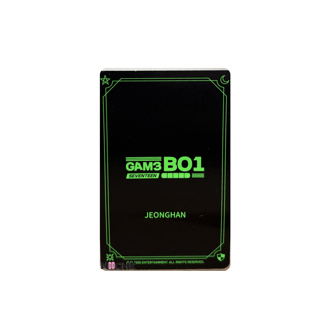 Seventeen (세븐틴) - JEONGHAN CARAT MEMBERSHIP KIT GAM3 BO1 Photocard