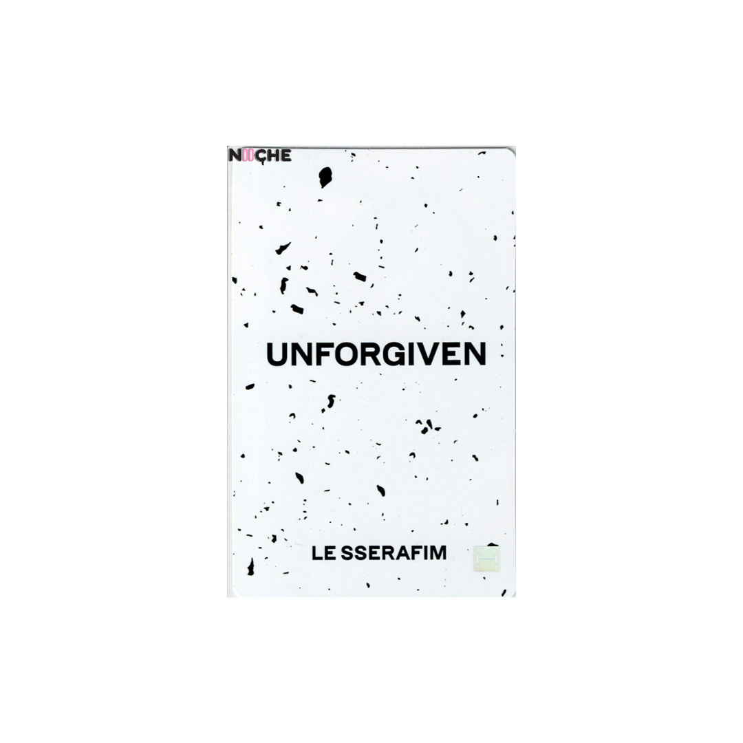 LE SSERAFIM (르세라핌) - YUNJIN 'UNFORGIVEN' Power Station Lucky Draw Photocard