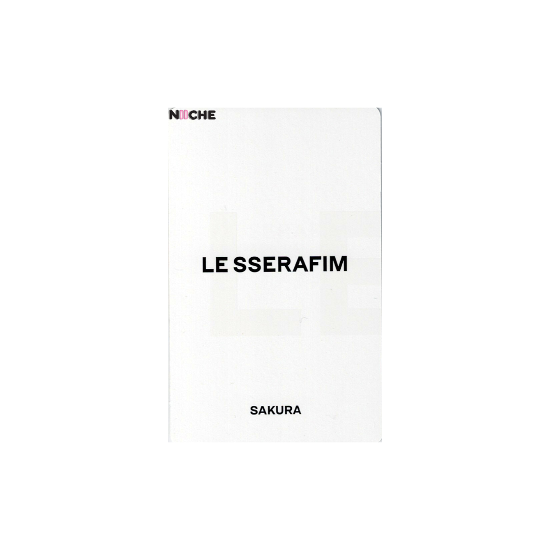LE SSERAFIM (르세라핌) - SAKURA 'FEARLESS' Blue Cyphre Photocard