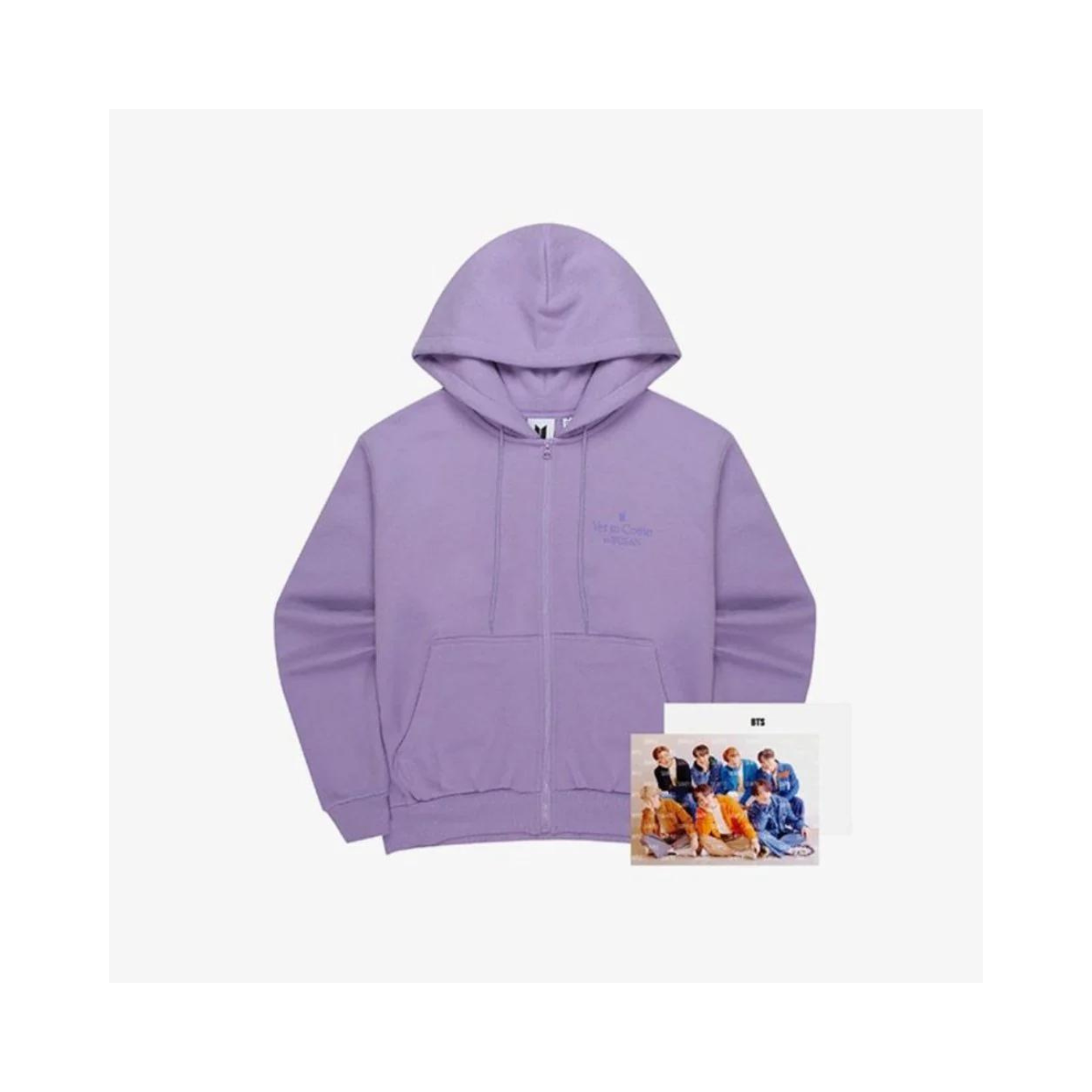 BTS Yet store to Come Busan Zip-Up Hoodie - XL