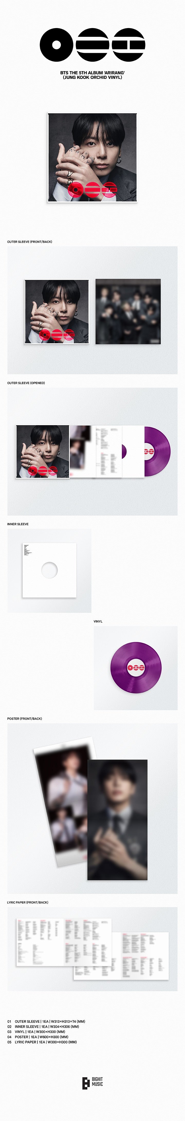 PRE-ORDER - BTS  'ARIRANG' STANDARD VINYL Ver.