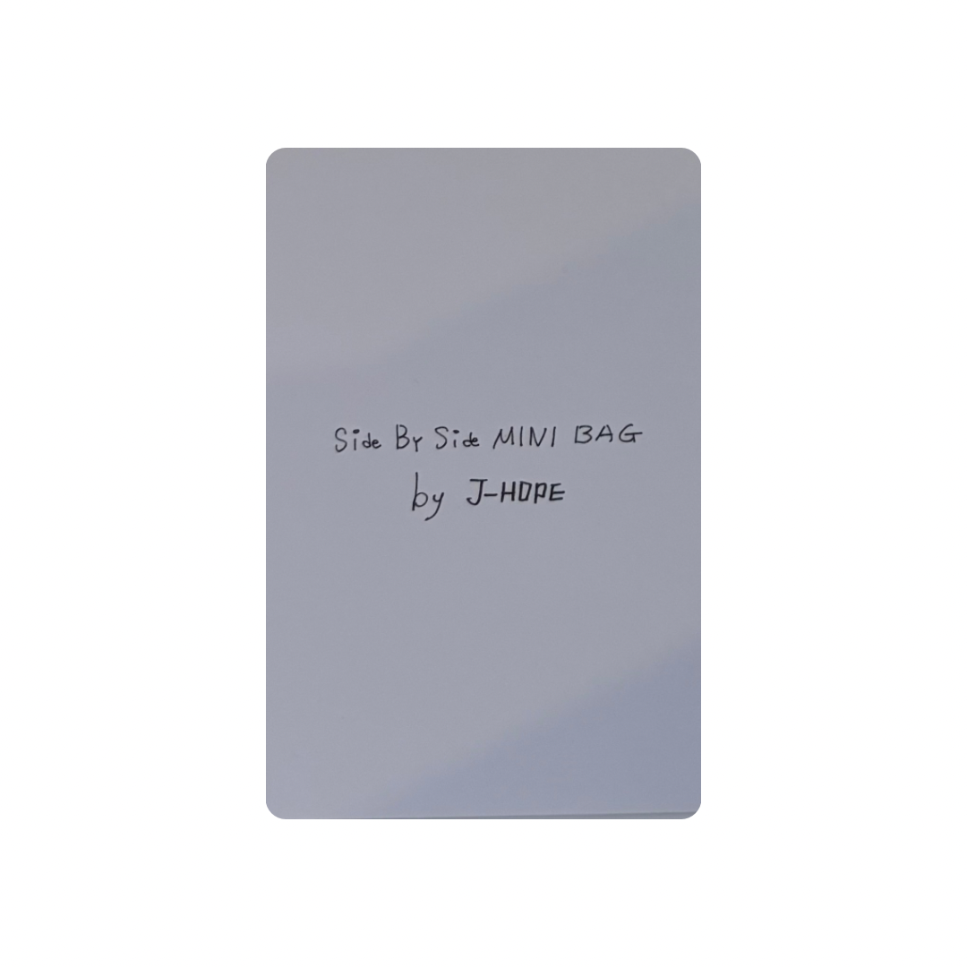 BTS  (방탄소년단)  - j-hope Side by Side Mini Bag by j-hope Photocard