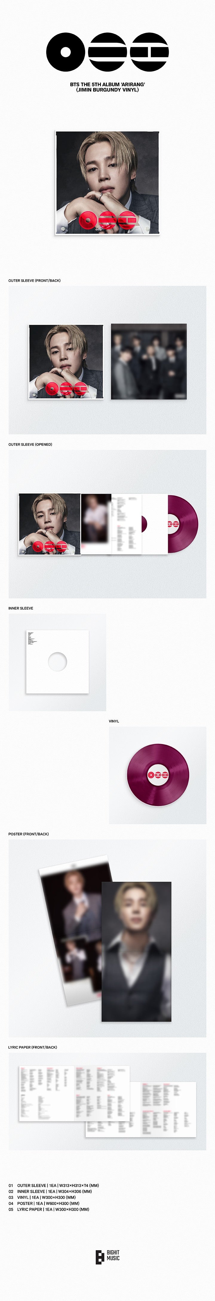 PRE-ORDER - BTS  'ARIRANG' STANDARD VINYL Ver.