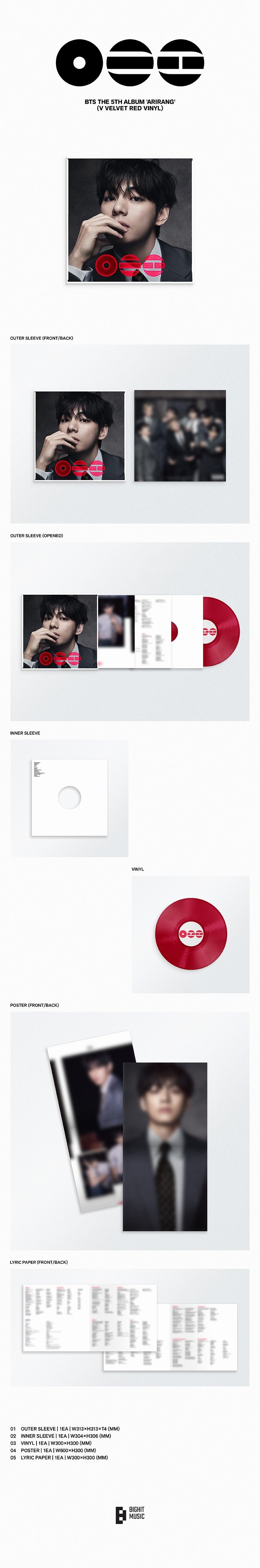 PRE-ORDER - BTS  'ARIRANG' STANDARD VINYL Ver.