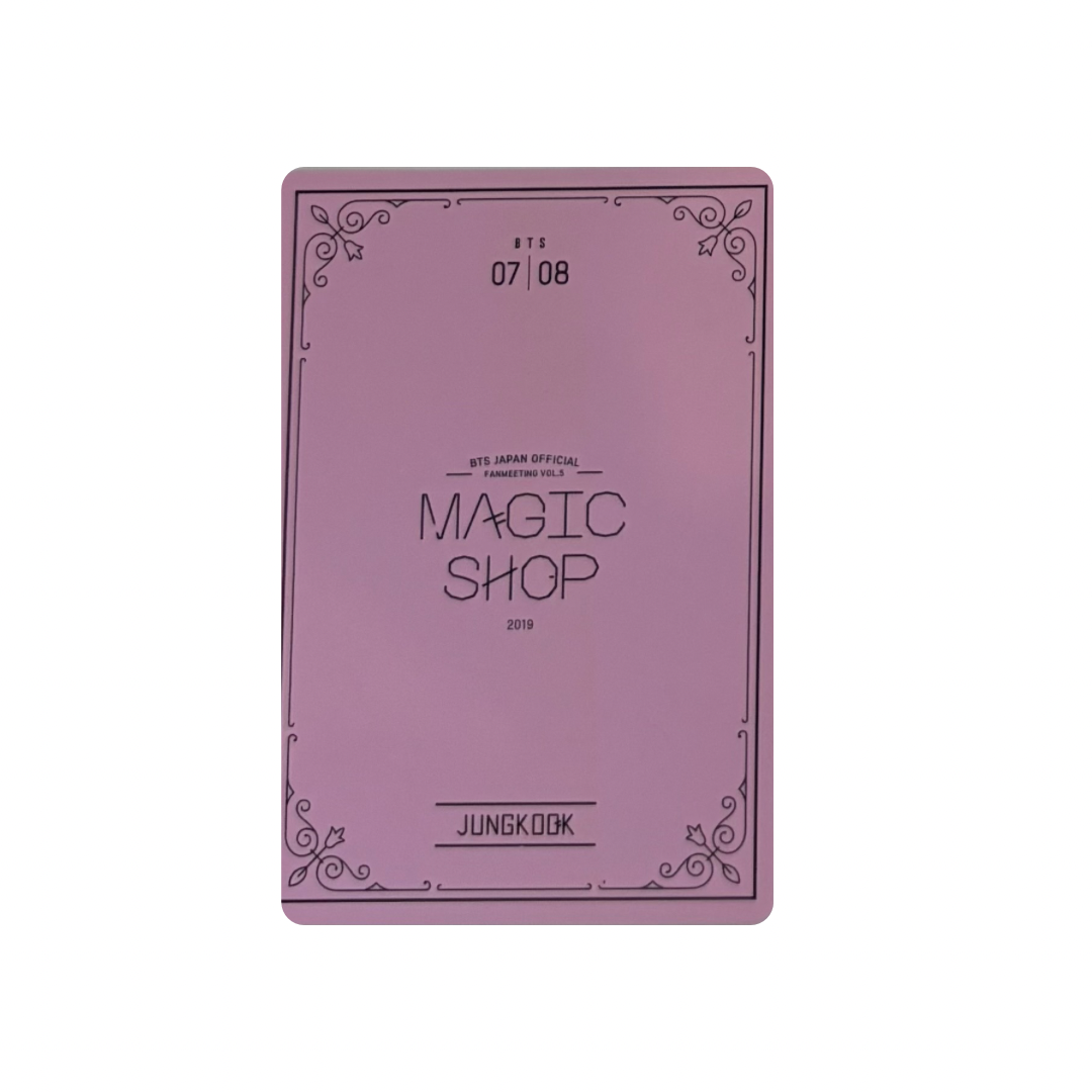 BTS  (방탄소년단)  - Magic Shop Jungkook Photocard 7/8