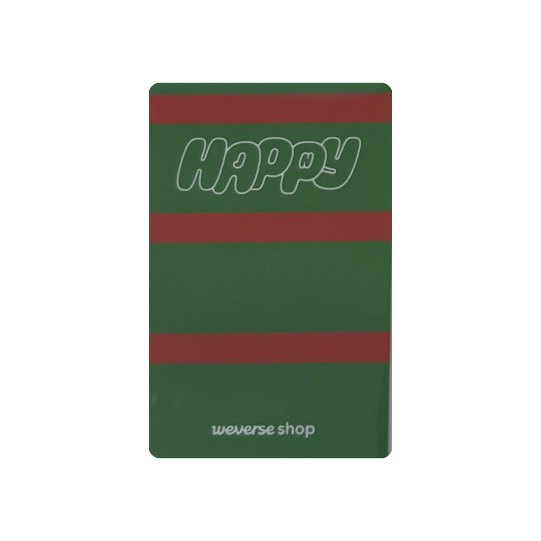 BTS  (방탄소년단)  - JIN Happy Weverse POB Photocard