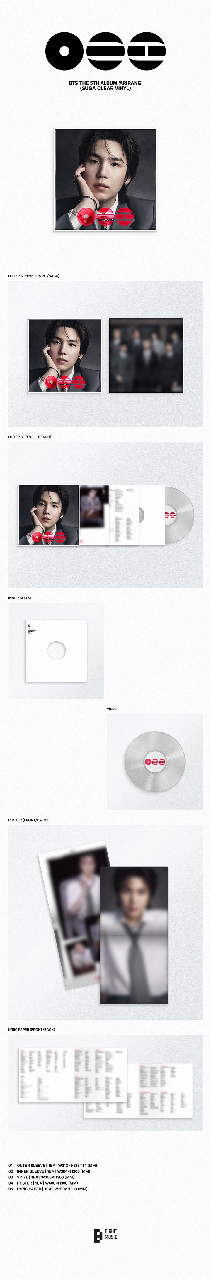 PRE-ORDER - BTS  'ARIRANG' STANDARD VINYL Ver.