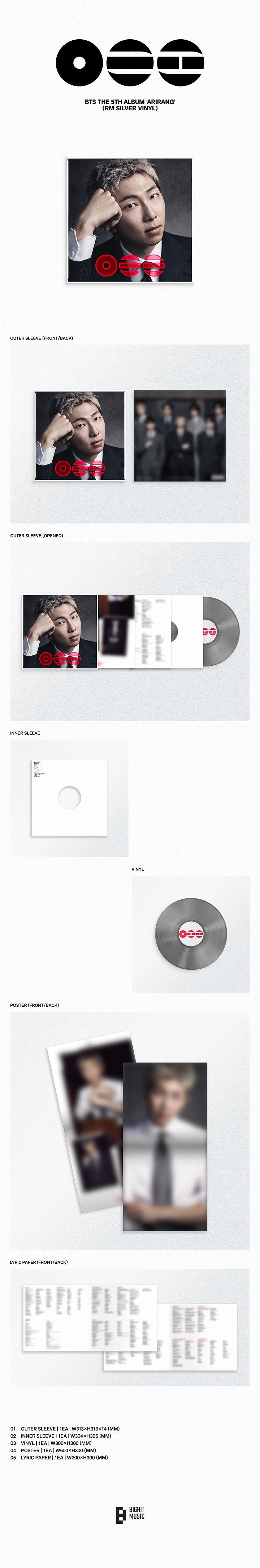 PRE-ORDER - BTS  'ARIRANG' STANDARD VINYL Ver.