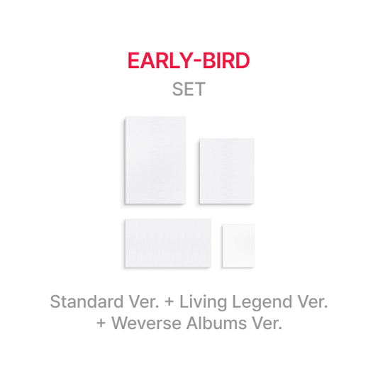 PRE-ORDER - BTS  'ARIRANG' (Set) + 'ARIRANG' (Living Legend Ver.) + 'ARIRANG' (Weverse Albums ver.) Set with EARLY BIRD + WV POB
