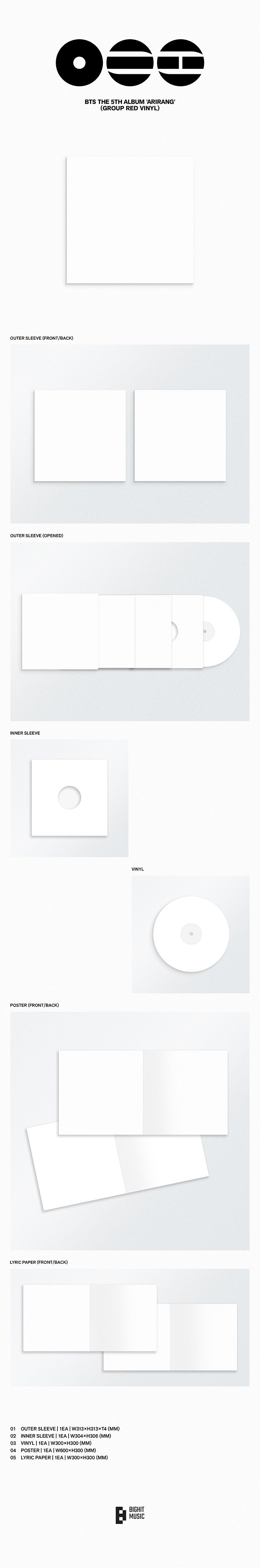PRE-ORDER - BTS  'ARIRANG' STANDARD VINYL Ver.