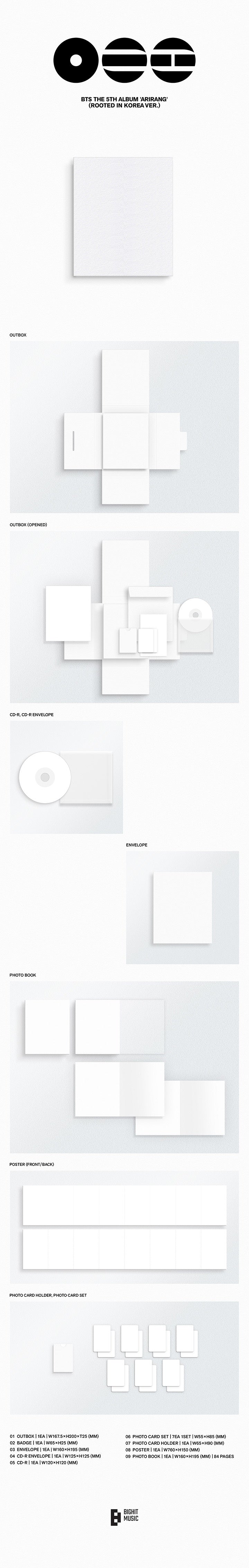 PRE-ORDER - BTS  'ARIRANG'  STANDARD Ver. with EARLY BIRD + WV POB