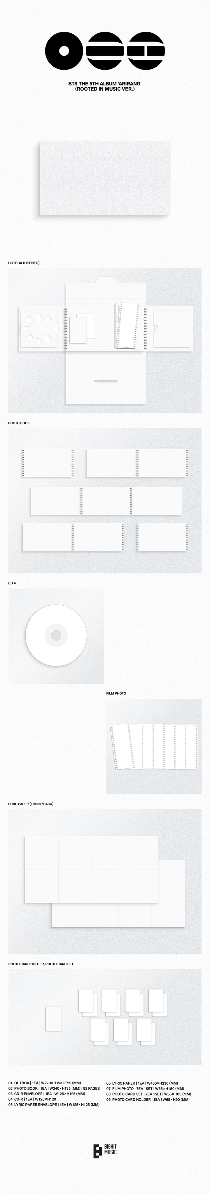 PRE-ORDER - BTS  'ARIRANG'  STANDARD Ver. with EARLY BIRD + WV POB
