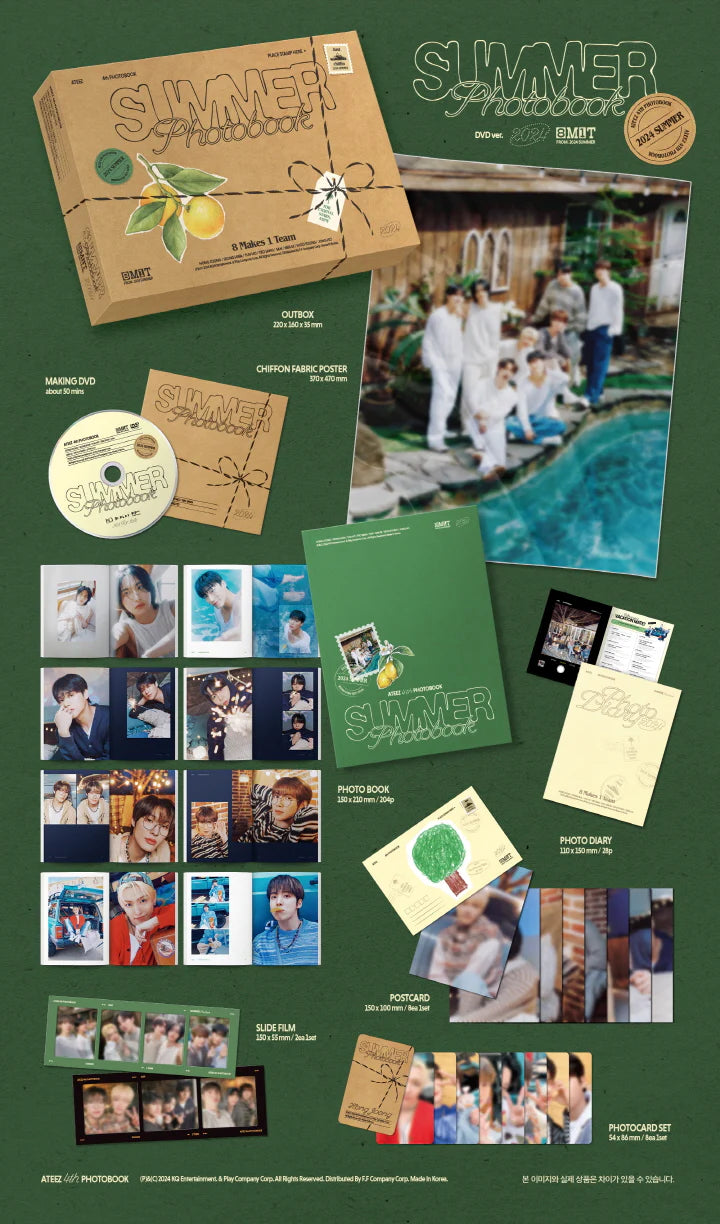 ATEEZ (에이티즈) - [2024 SUMMER PHOTOBOOK] DVD Ver.