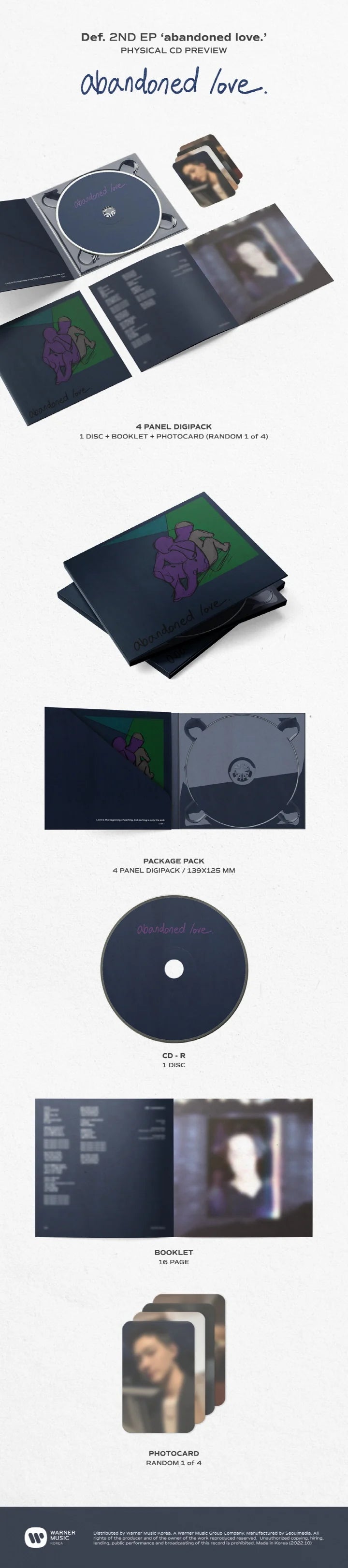 GOT7 (갓세븐) - Jay B [DEF. - ABANDONED LOVE] 2nd EP Album