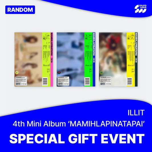 PRE-ORDER - ILLIT - MAMIHLAPINATAPAI Standard Ver. Random with SOUNDWAVE GIFT