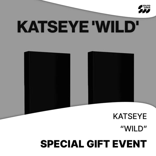 PRE-ORDER - KATSEYE WILD Standard Ver. RANDOM Soundwave Gift