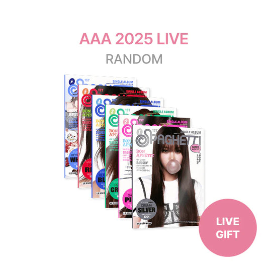 PRE-ORDER - [LE SSERAFIM] SPAGHETTI  AAA 2025 LIVE GIFT COMPACT VER. Random