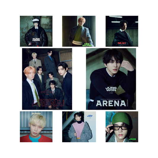 ENHYPEN (엔하이픈) - ENHYPEN ARENA HOMME Oct. 2024 Cover (2nd Press)