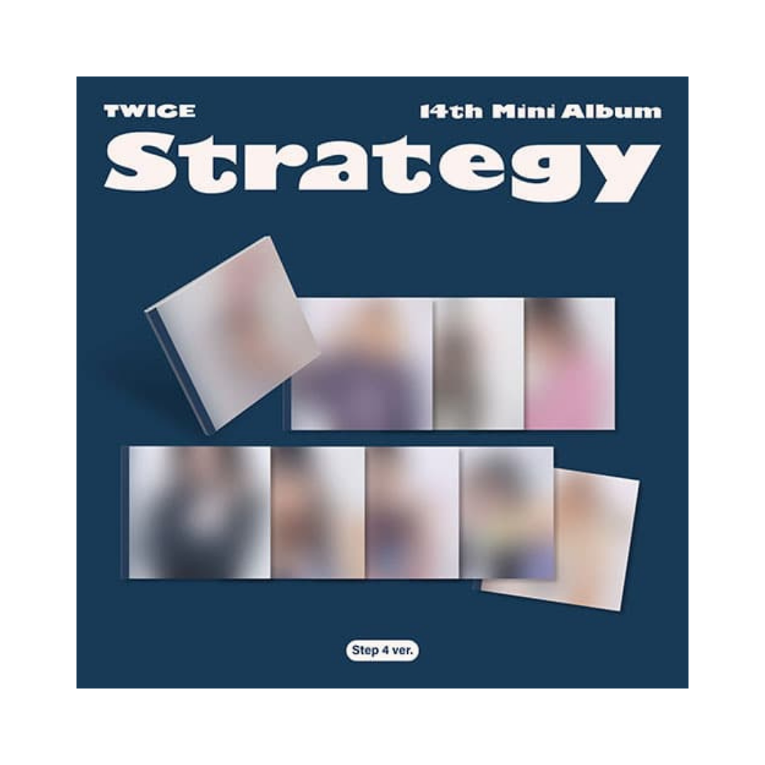 TWICE ( 트와이스) - [PRE-ORDER] 14th Mini Album [STRATEGY] (Step4 ver.) RANDOM