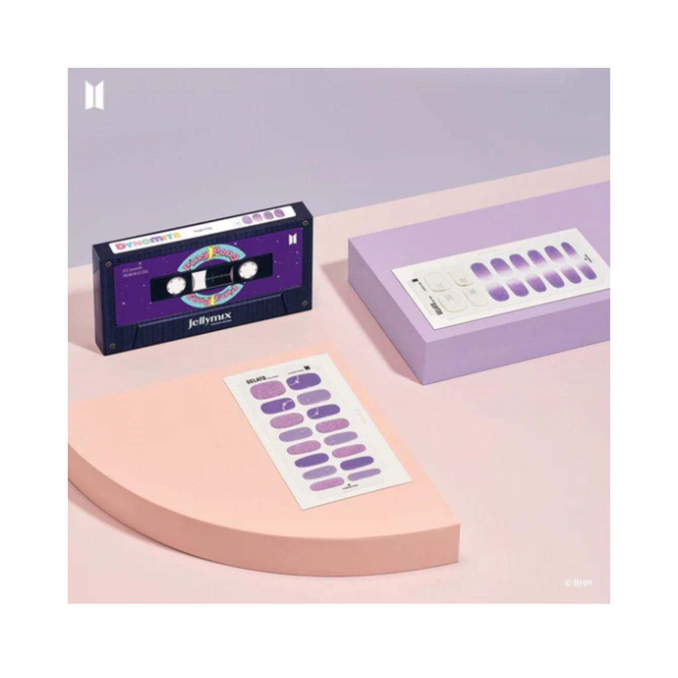 BTS (방탄소년단) - [BTS X Jellymix] Dynamite Edition Gel Nail Strip