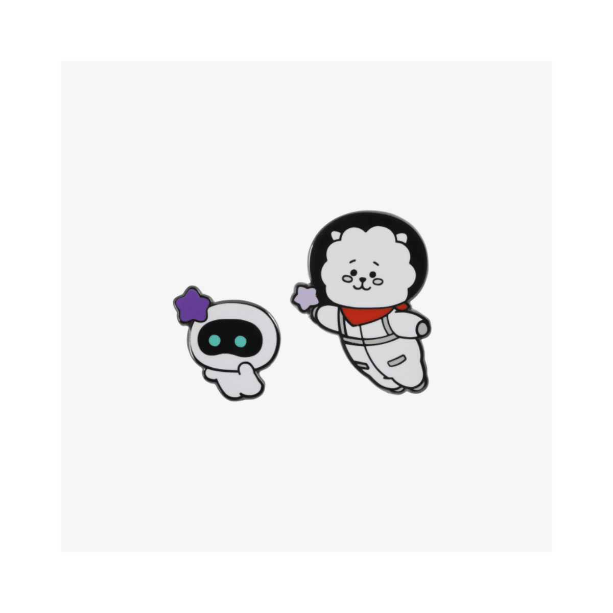 Wooteo Rj BTS (방탄소년단) - Wootteo x RJ Collab - Pin Badge Set – NiiCHE Australia