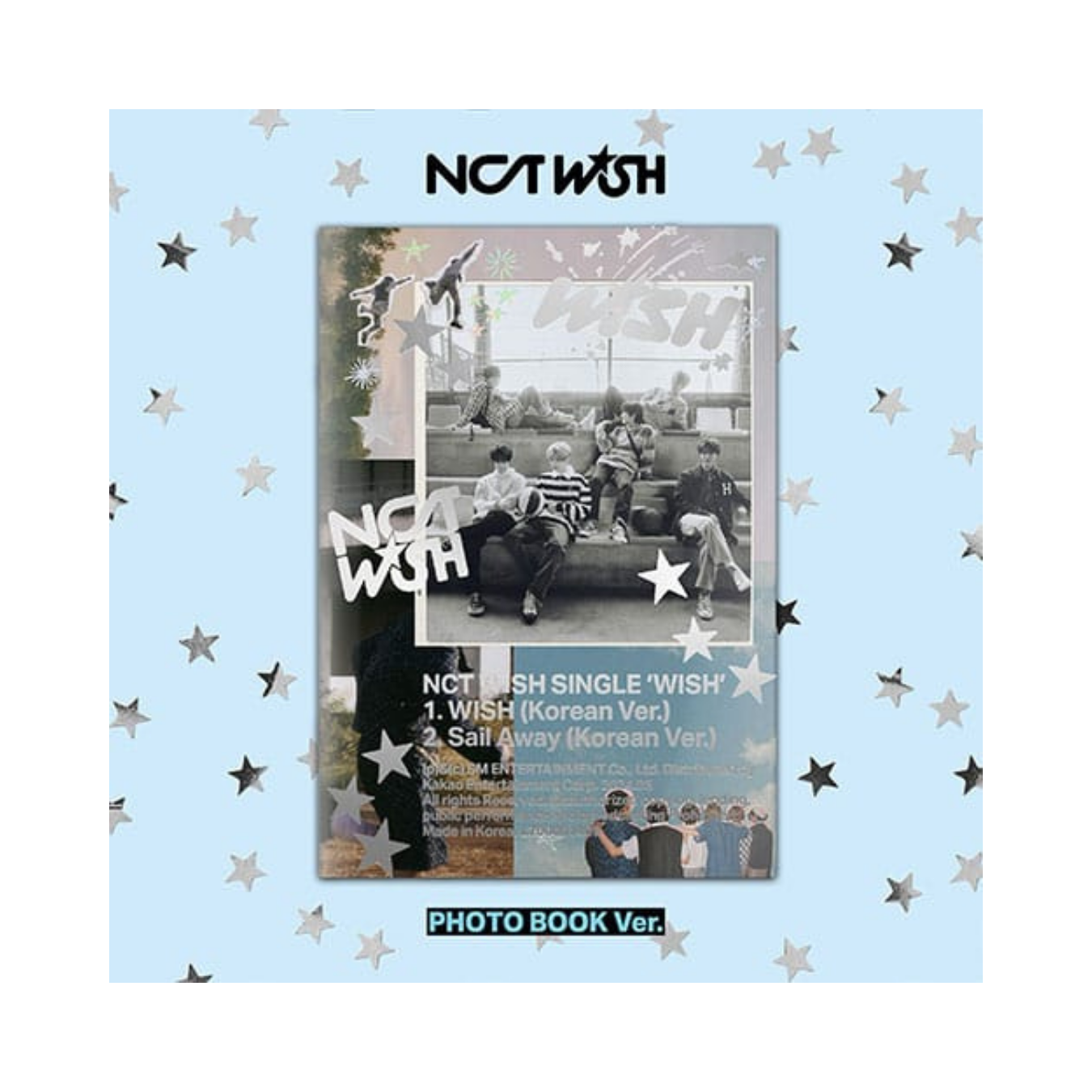 NCT WISH(エヌシーティー·ウィッシュ) - Single Album [WISH] (Photobook Ver.)