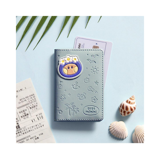 BTS (방탄소년단) - BT21 Leather Patch Cardcase Vacance SHOOKY