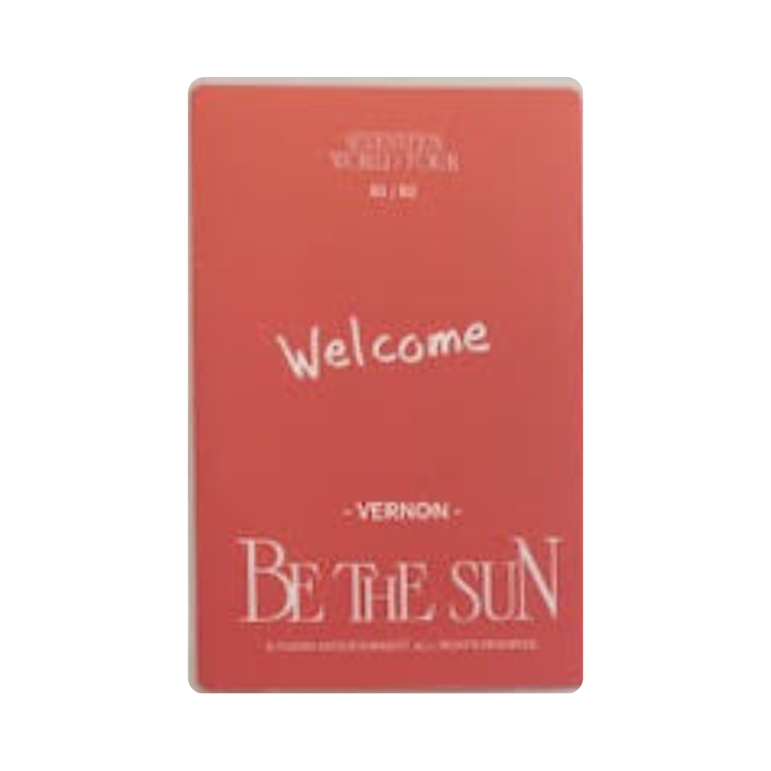 Seventeen (세븐틴) -  VERNON Be The Sun 81/82 Photocard