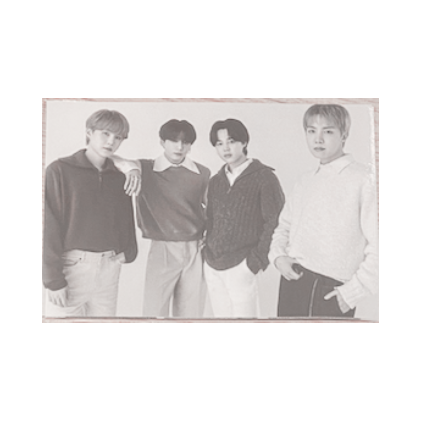 BTS  (방탄소년단)  -  Monochrome Crewneck Shirt Photocard