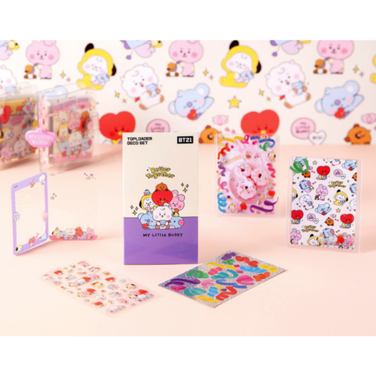 BTS (방탄소년단) - BT21 My Little Buddy Toploader deco Set