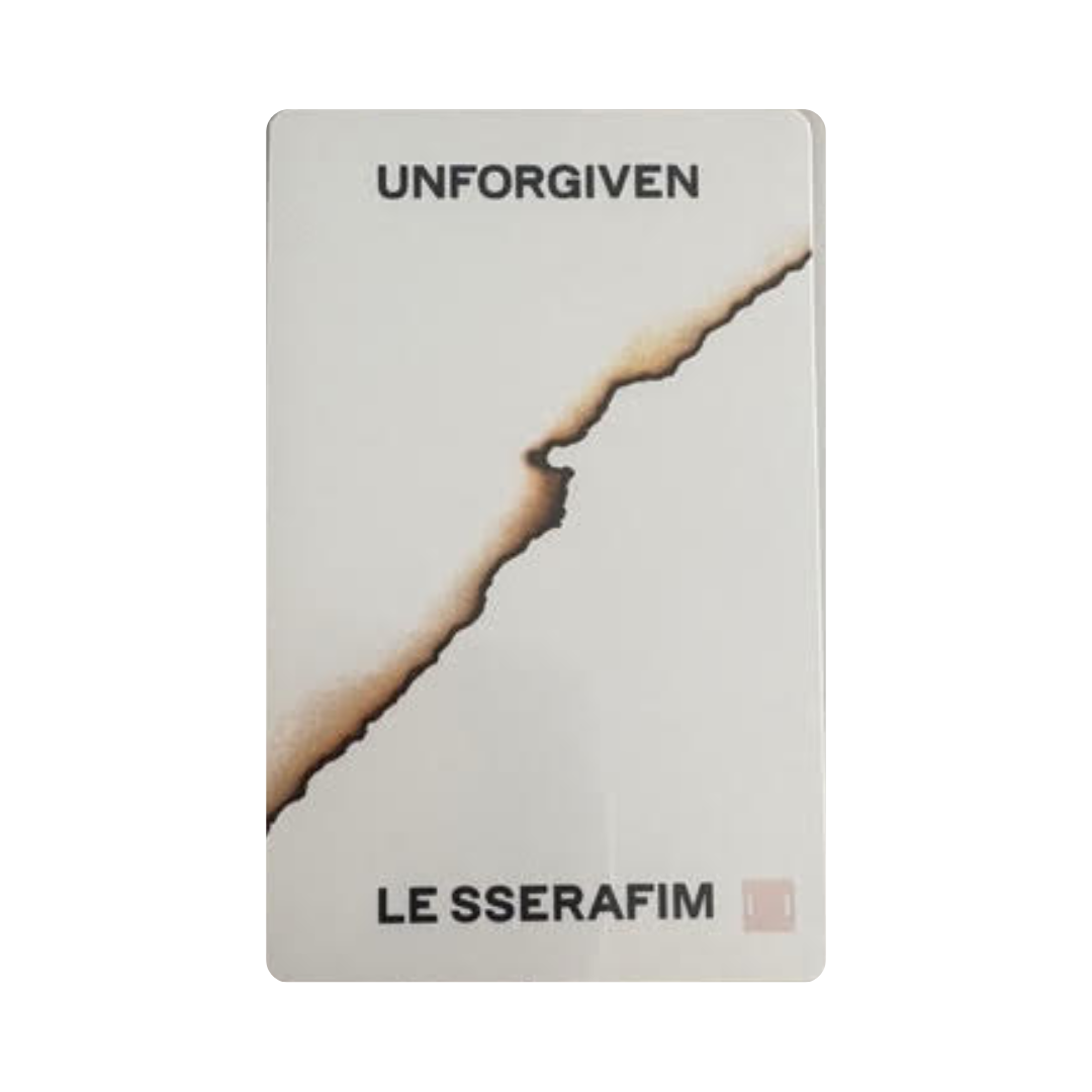 LE SSERAFIM (르세라핌) - SAKURA Unforgiven Soundwave Lucky Draw Photocard