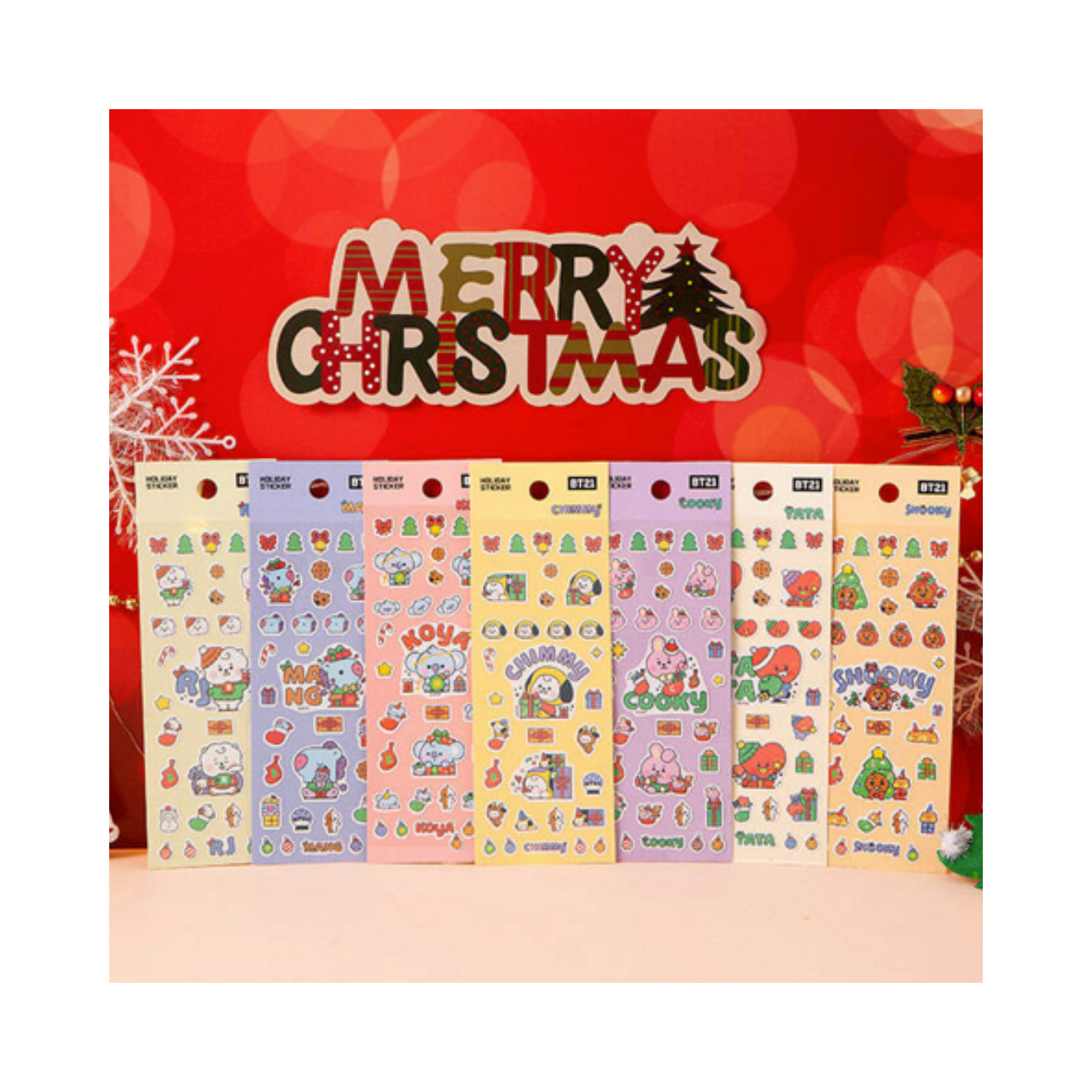 BTS (방탄소년단) - BT21 Holiday Sticker