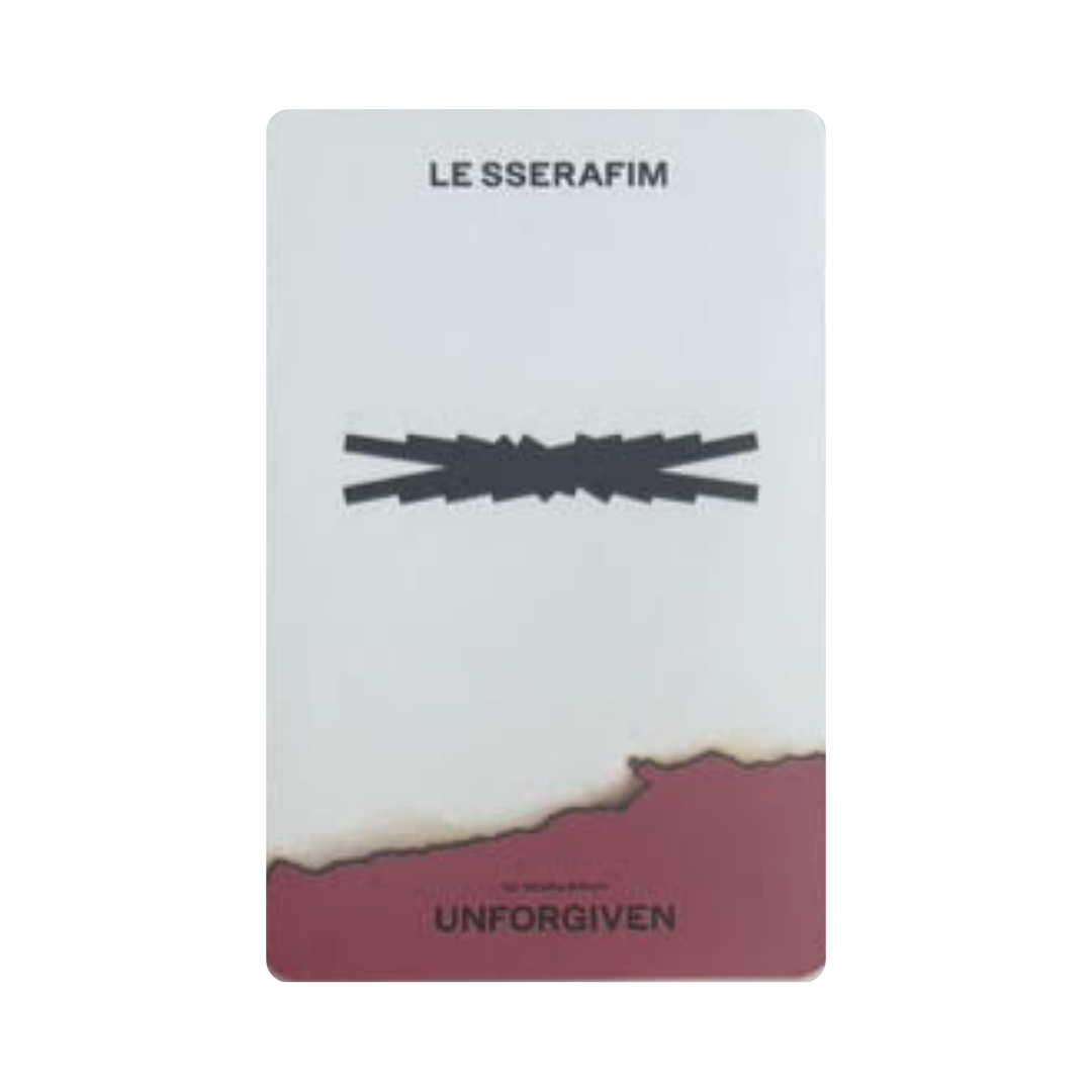 LE SSERAFIM (르세라핌) - KAZUHA Unforgiven yizhiyu POB Photocard