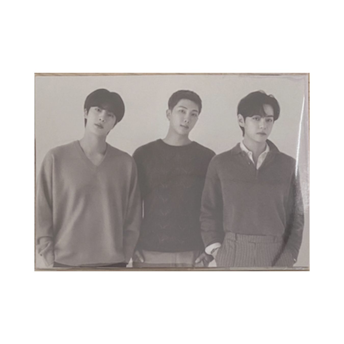 BTS  (방탄소년단)  -  Monochrome Crewneck Shirt Photocard