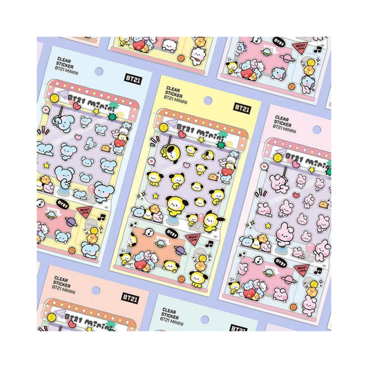 BTS (방탄소년단) - BT21 minini Clear Sticker