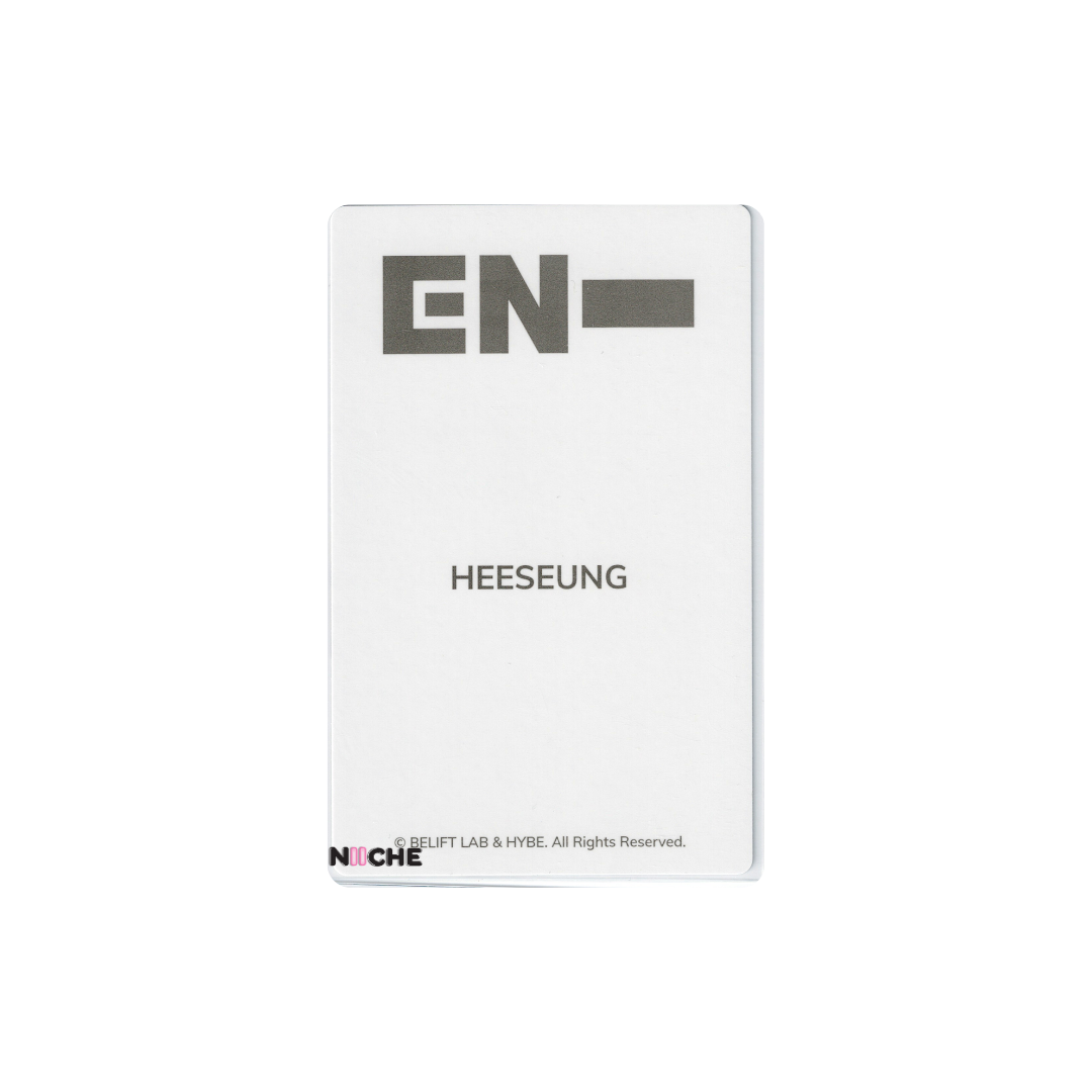 ENHYPEN (엔하이픈) - HEESUNG Enhypen LS Ver. 2 Photocard