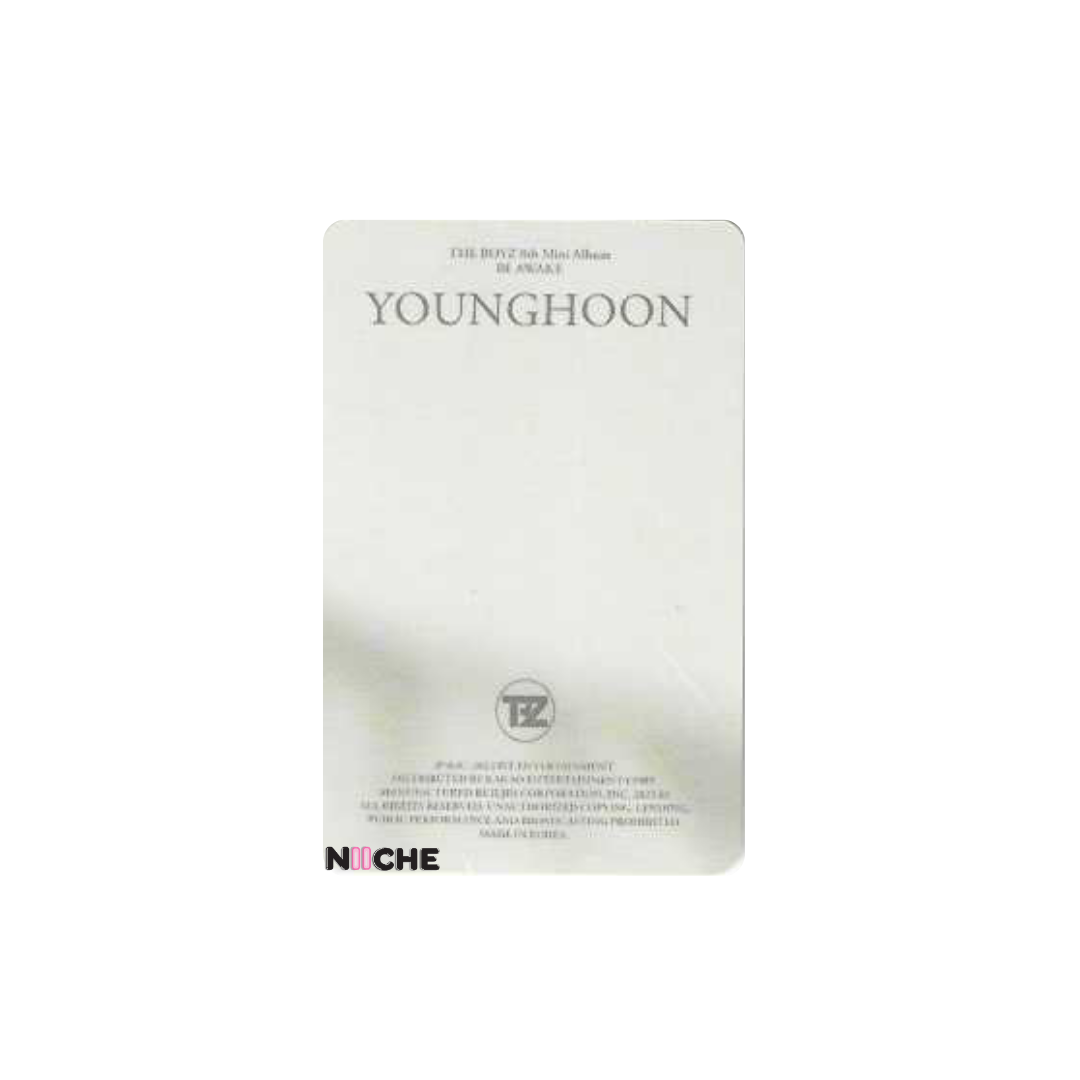 The Boyz (더보이즈) - YOUNGHOON Be Awake Realize Ver. Photocard