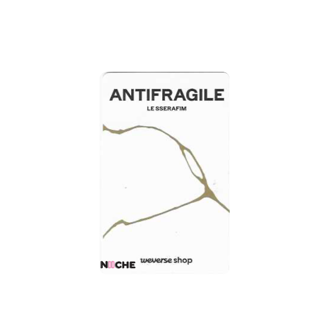 LE SSERAFIM (르세라핌) - EUNCHAE ANTIFRAGILE [Compact Ver] Weverse POB Photocard