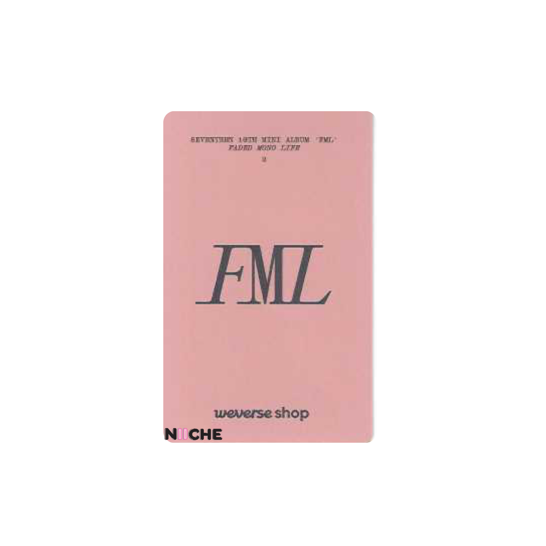 Seventeen (세븐틴) - DINO FML Weverse POB Photocard