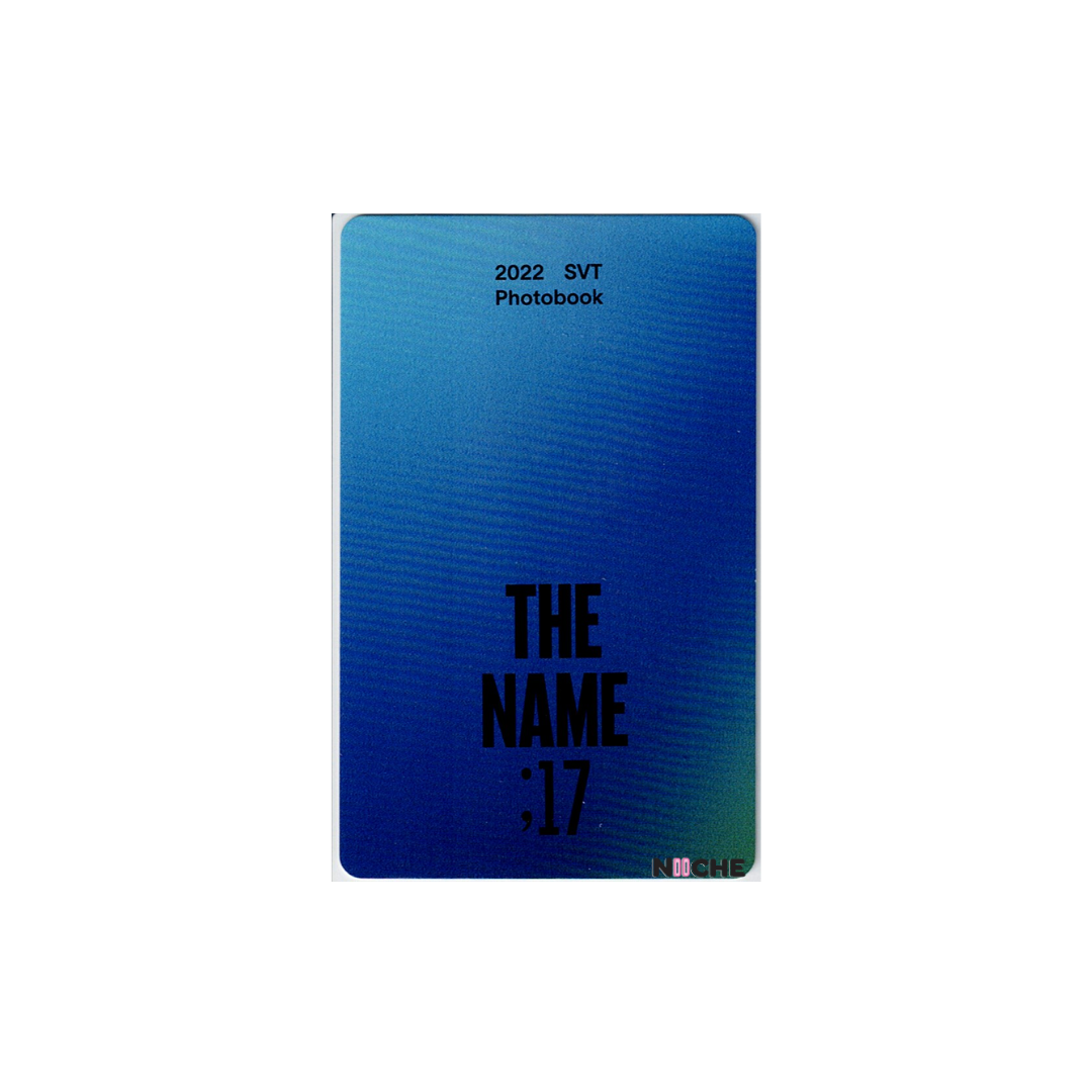 Seventeen (세븐틴) - JEONGHAN Seventeen 2022 Photobook The Name 17 Photocard