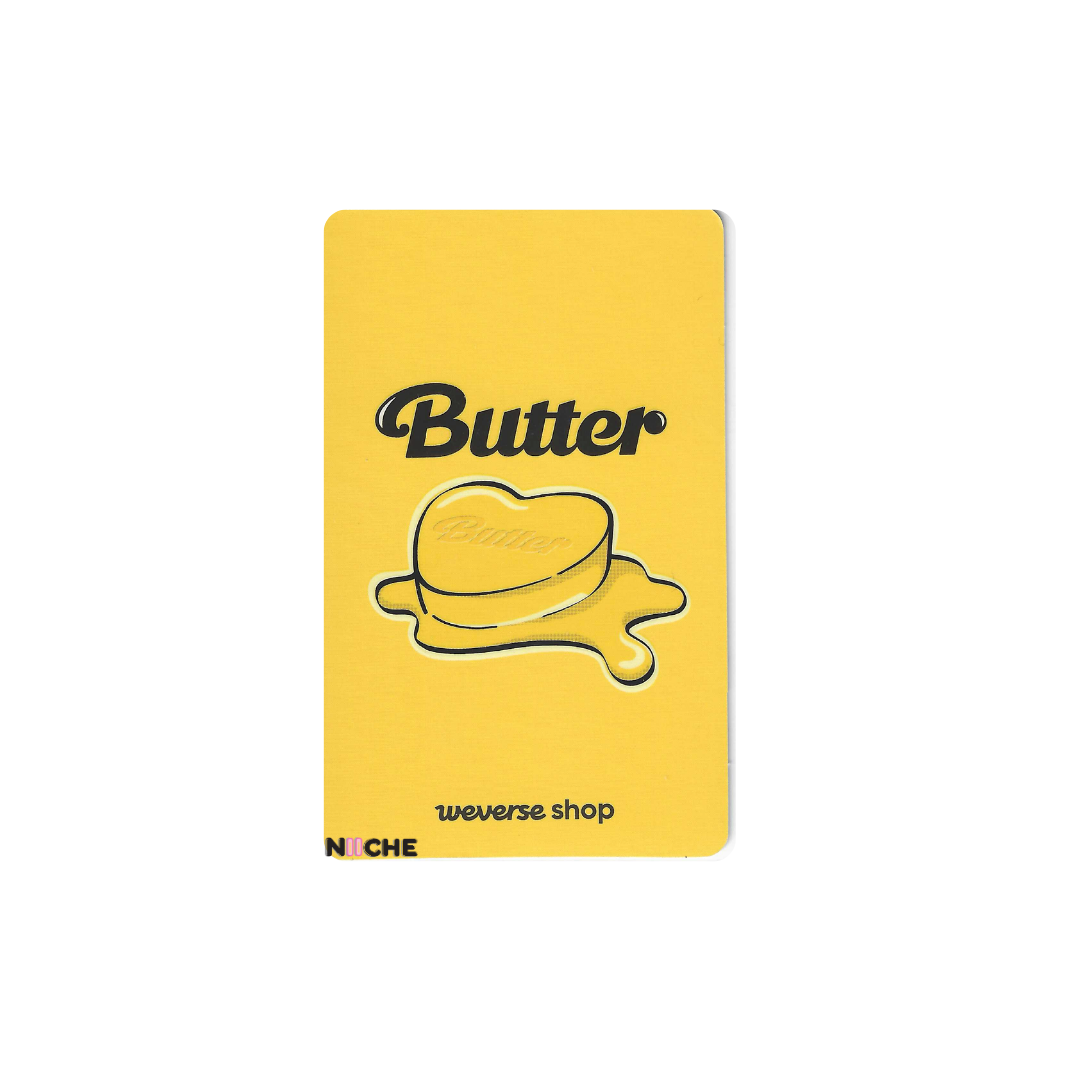 BTS  (방탄소년단)  - SUGA Butter Weverse POB Photocard