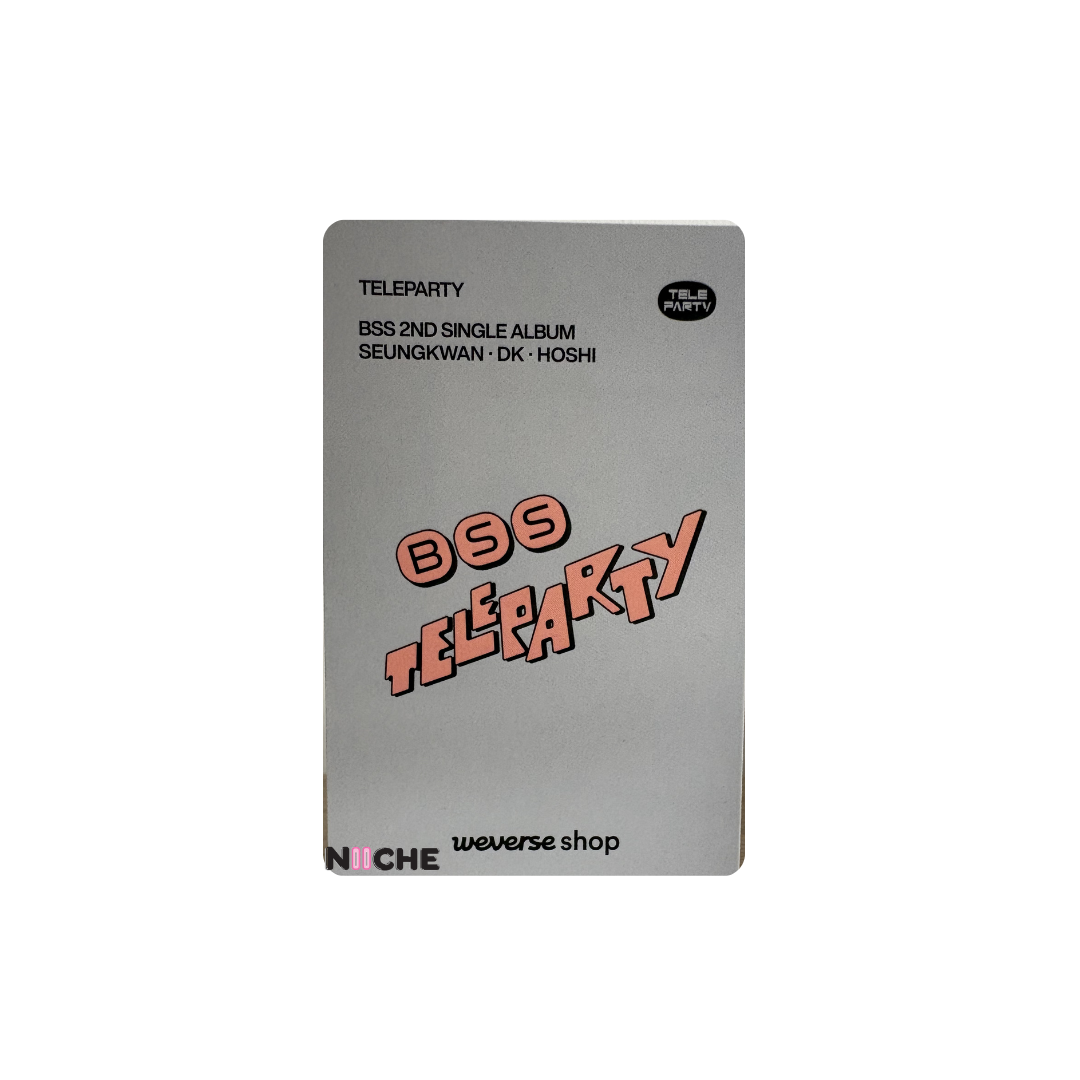 Seventeen (세븐틴) - BSS HOSHI Teleparty Weverse Fan Party Photocard