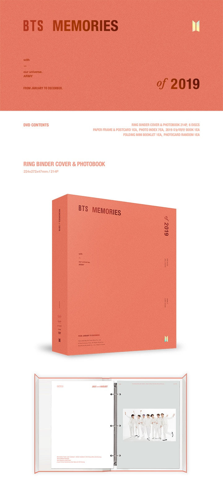 BTS (방탄소년단) - BTS Memories 2019 DVD