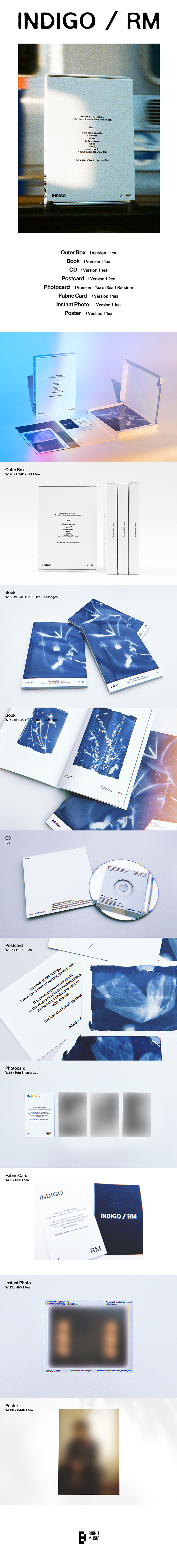 BTS (방탄소년단) - RM Indigo Book Edition