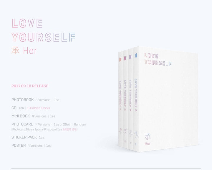 BTS (방탄소년단) - Love Yourself  承 'Her