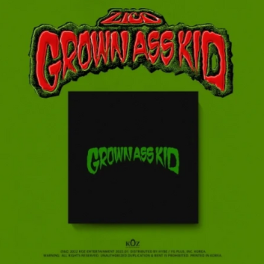 Zico (지코) - 4th Mini Album [GROWN ASS KID] Photobook Box Version